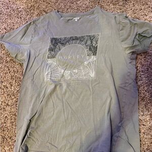 Hurley Olive Graphic Tee for Men